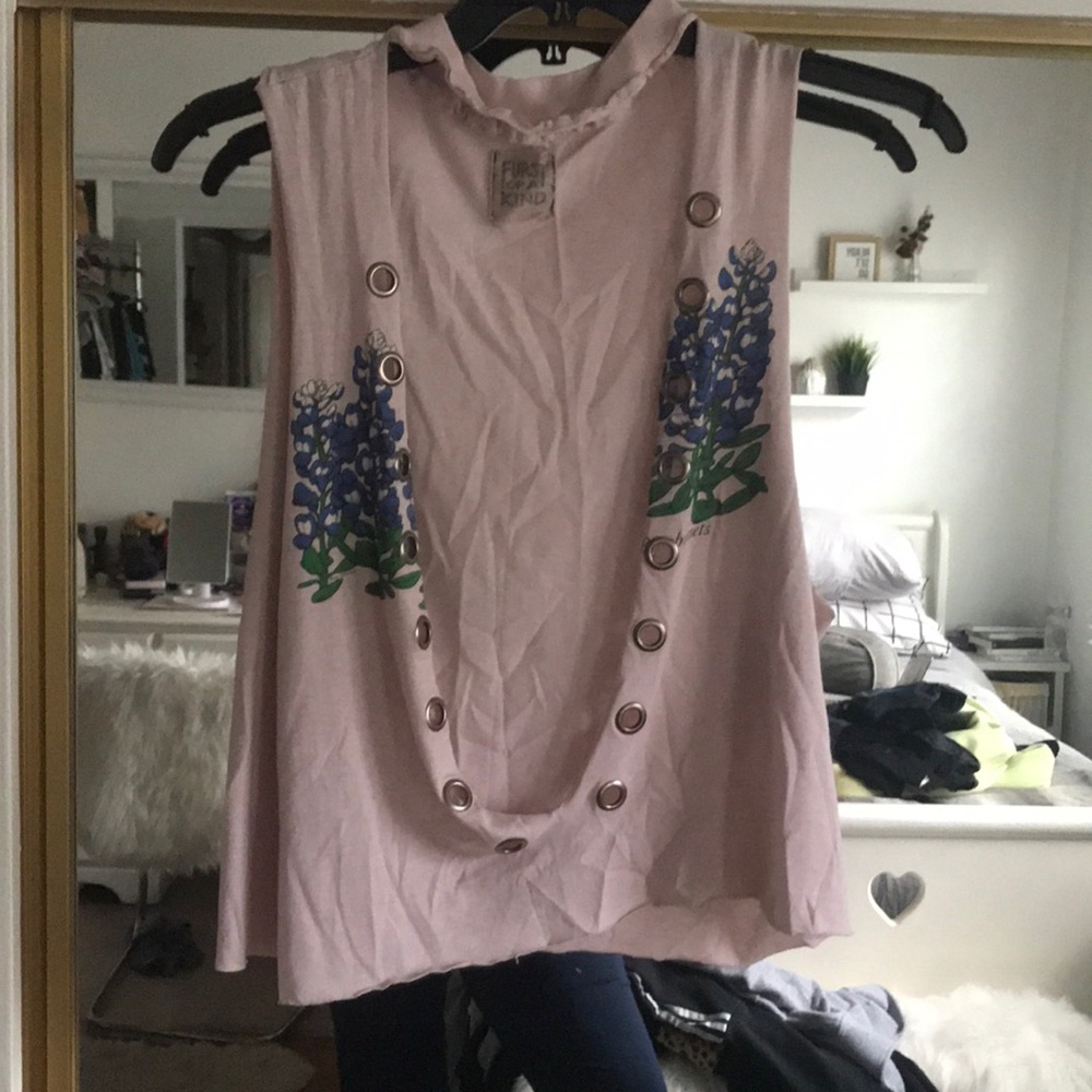 FURST OF A KIND flower layer tee